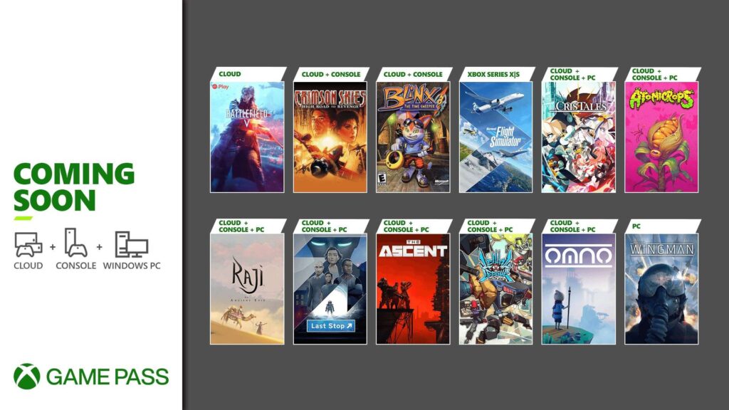 XGP七月底新增游戏公布 《战地5》、《微软飞行模拟》等